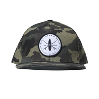 Dark Green Snapback with Circle Logo